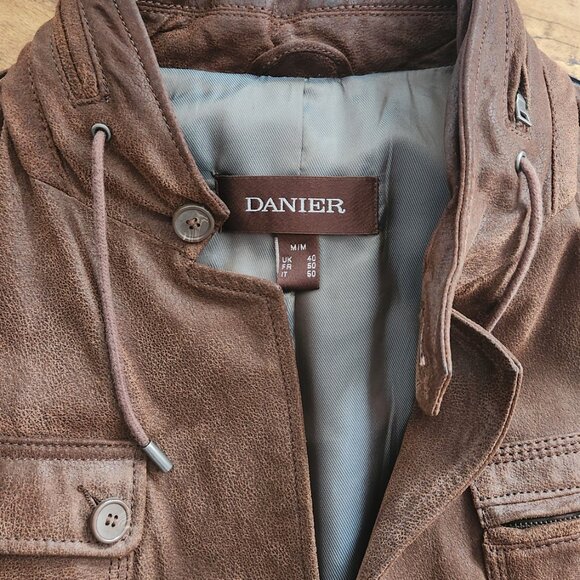 DANIER men's Suede Jacket - Picture 3 of 5